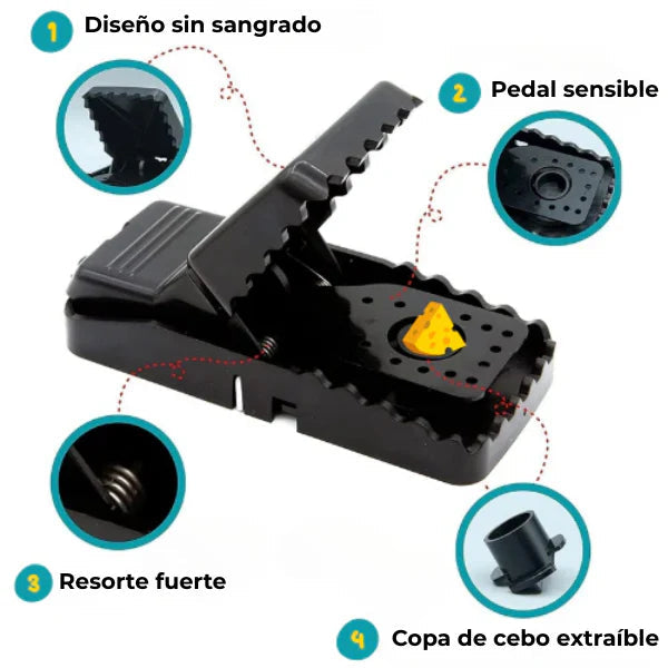 Trampa Para Ratones Nova Esencia