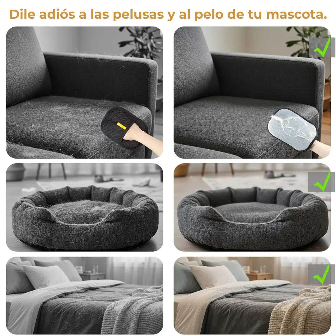 Guante Removedor de Pelo para Mascotas