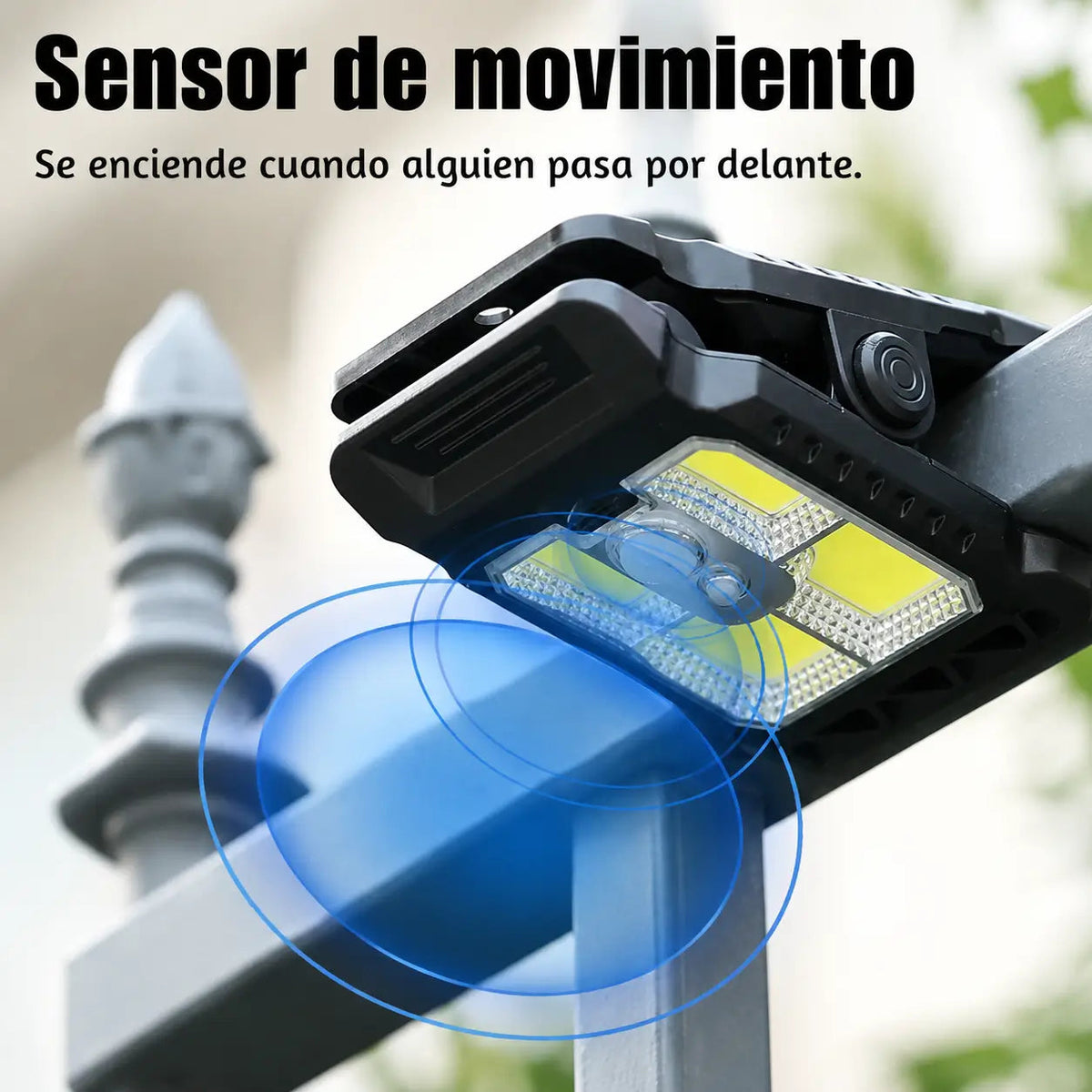ClipLight Pro — Luz Solar con Sensor de Movimiento Nova Esencia